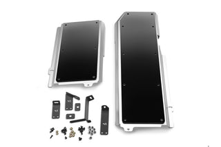 Rugged Ridge Alum Skid Plate Gas Tank/Exhaust Textured Black (UNDERBODY): Jeep Wrangler JL 2018-2024 2.0L/3.6L