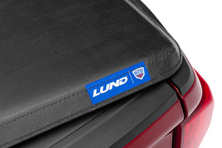 LUND Hard Fold Tonneau Cover (BED): Fits Ram 1500/2500/3500 2002-2019 5.7L/6.7L Diesel - Black