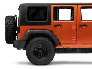 Raxiom Axial Series Vision LED Tail Lights - Black Housing with Smoked Lens: Fits Most Jeep Wrangler Models (2007-2018)