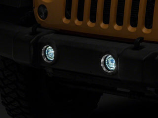 Raxiom Axial Series Nighthawk LED Fog Lights: Fits Most Jeep Wrangler Models (2007-2026)