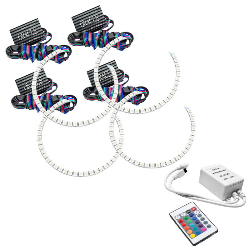 Oracle Chrysler 300 Base Touring 05-10 Halo Kit - ColorSHIFT w/ Simple Controller