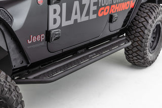 Go Rhino Dominator Extreme D6 SideSteps Kit: Jeep Wrangler 2018-2026 2.0L / 3.6L V6