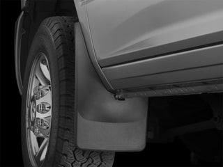 WeatherTech No-Drill Front Mudflaps: Dodge Ram 2010-2013 5.7L/6.7L Diesel w/o Flares