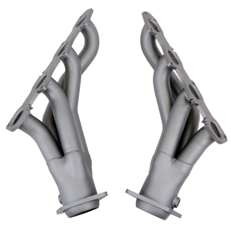 BBK Performance Shorty Headers (Titanium Ceramic Finish): 300 / Challenger / Charger 6.4L SRT & ScatPack 2011 - 2023