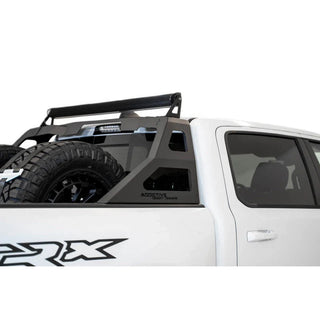 Addictive Desert Designs Stealth Fighter Chase Rack w/ 50" Light Bar Mount: Ram 1500 TRX (2019-2024) - Hammer Black