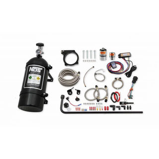 NOS Plate Wet Nitrous Kit (Black Bottle): Dodge / Ram / Jeep 6.2L SRT Hellcat / Trackhawk 2015 - 2025