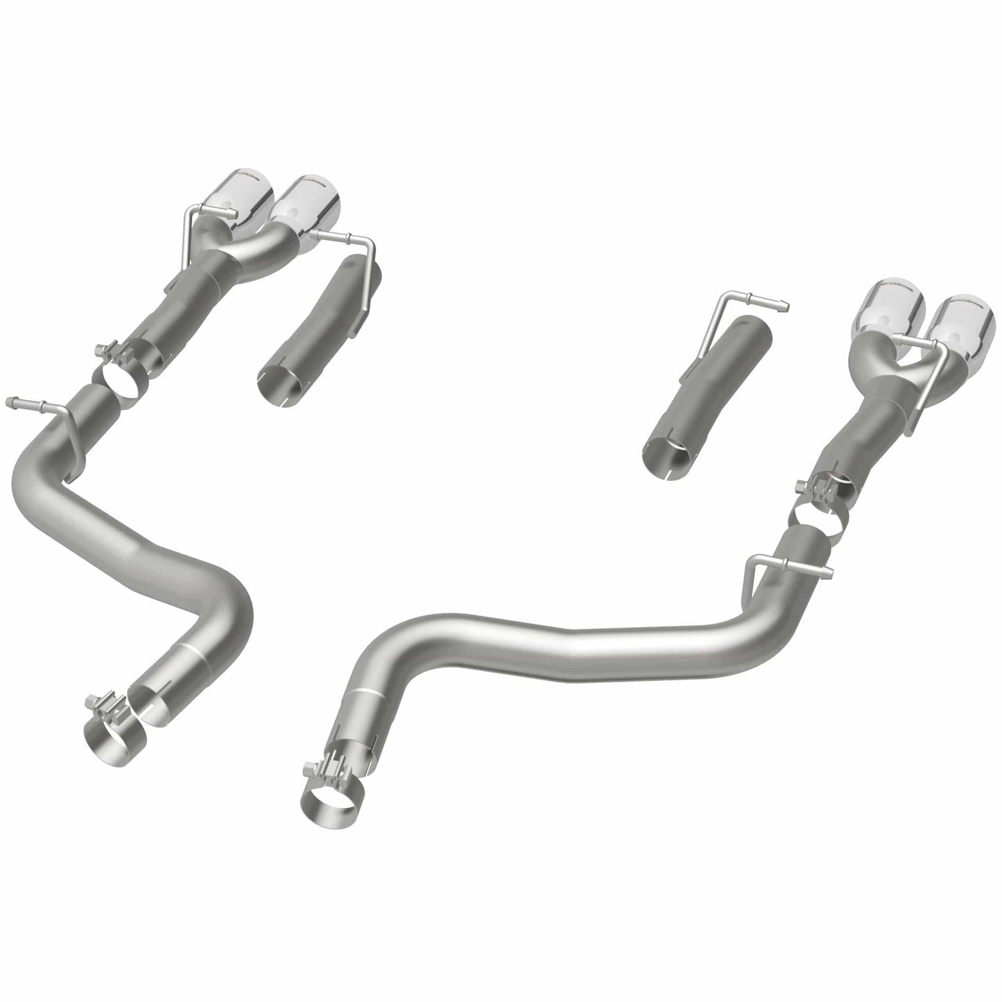MagnaFlow Race Series Axle-Back Performance Exhaust System Quad Split Rear 3.5in Tip: Dodge Challenger 2015 - 2023