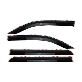 Putco Element Tinted Window Visors Set (FRONT AND REAR): Fits Most Ram 1500 / 2500 / 3500 Models (2019-2026)