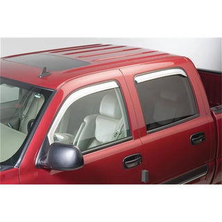 Putco Element Chrome Window Visors Set of 4: Fits Most Dodge Ram Models (2002-2026)