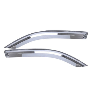 Putco Element Chrome Window Visors (SET OF 2): Ram 1500 Crew Cab (2019-2026) - Excludes Regular Cab