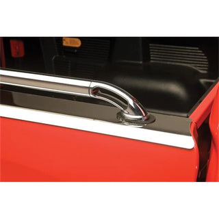 Putco Boss Locker 5.7in Stainless Steel Bed Side Rails: Fits Most Dodge Ram 1500 Models (2002-2018)