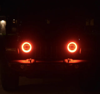 Oracle Lighting LED Surface Mount Headlight Halo Kit: Jeep Gladiator / Wrangler 2023-2024