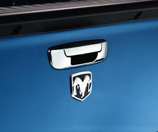 AVS Tailgate Handle Cover (2PC, Chrome): Dodge RAM 2002 - 2009 (1500, 2500, 3500)