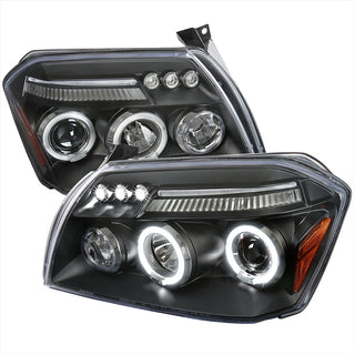 Spec D LED Projector Headlights (Black): Dodge Magnum 2005 - 2007