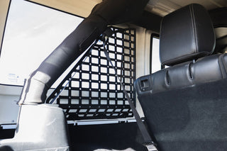 DV8 Offroad 4-Door Pocketed Rear Window Molle Panels (REAR): Jeep Wrangler JK 2007-2018 3.8L/3.6L