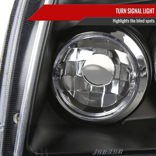 Spec D LED Projector Headlights (Black): Dodge Magnum 2005 - 2007