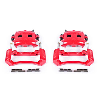 Power Stop 02-05 Dodge Ram 1500 Front Red Calipers w/Brackets - Pair