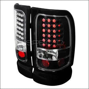 Spec D LED Tail Lights (Black): Dodge Ram 1994 - 2001