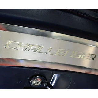 American Car Craft Polished Upper Hood Cap (CHALLENGER LETTERING): Dodge Challenger 2015 - 2023