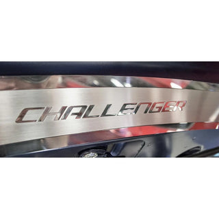 American Car Craft Polished Upper Hood Cap (CHALLENGER LETTERING): Dodge Challenger 2015 - 2023