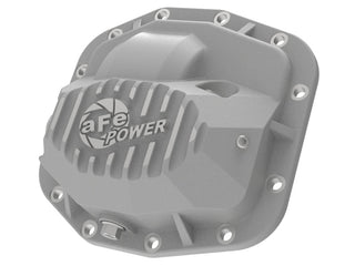 AFE Street Series Front Differential Cover (Raw w/Machined Fins): Jeep Wrangler JL 2018 - 2025 (w/ Dana M186)