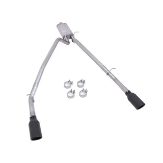 Gibson Black Ceramic Dual Split Cat-Back Exhaust 2.5in: Ram 1500 (2025-2026)