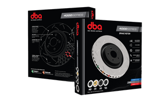 DBA 4000 Series Slotted Rotor (FRONT): Jeep Grand Cherokee 1999-2004 2.5L / 4.0L I6