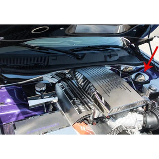 American Car Craft Shock Tower Dome Covers (DRIVER SIDE): Dodge Challenger Hellcat 2015 - 2023