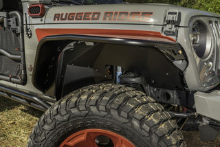 Rugged Ridge Aluminum Inner Fender Liners: Jeep Wrangler JL 2018-2026 2.0L/3.6L / Gladiator 2020-2025 3.6L