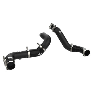 aFe BladeRunner 3in Aluminum Hot & Cold Charge Pipe Kit - Black: Fits Most Ram 1500 / Classic Models (2011-2024)