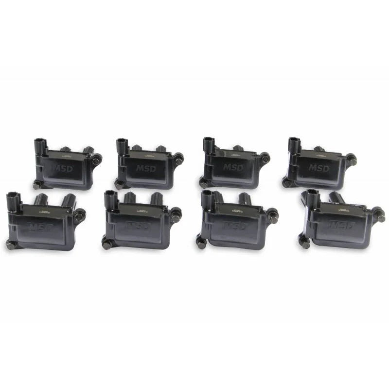 MSD Blaster HVC Ignition Coils (8-Pack, Dual Plug): 2005 - 2025 5.7L Hemi / 6.1L SRT8 / 6.4L 392 / 6.2L SRT Hellcat