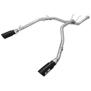 aFe MACHForce XP Stainless Steel DPF-Back Exhaust w/ Black Tips: Ram 1500 / Classic (2011-2024)