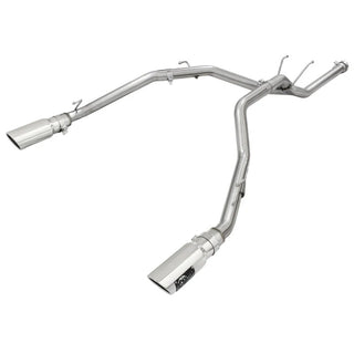 aFe MACHForce XP Stainless Steel DPF-Back Exhaust w/ Polished Tips: Fits Most Ram 1500 / Classic Models (2011-2024)