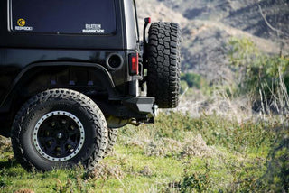 DV8 Offroad Full-Width Rear Bumper (REAR): Jeep Wrangler JK 2007-2018 3.8L/3.6L V6