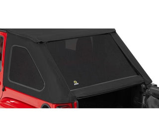 Bestop 4-Door Window Set Premium Black Twill (Fits Trektop 56923) (F&R): Jeep Wrangler JK 2007-2018 3.8L/3.6L V6