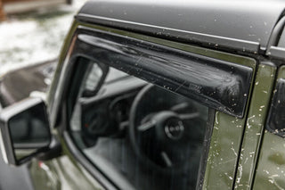Husky Liners Ventvisor Low Profile (4pc) Smoke: Jeep Wrangler/Gladiator 2018-2026 2.0L/3.6L
