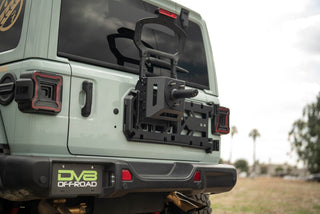 DV8 Offroad Spare Tire Carrier: Jeep Wrangler JL 2018-2025 3.6L / 6.4L 392