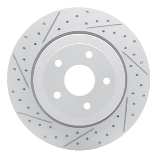 DFC 06-10 Jeep Grand Cherokee Rear Left Drilled & Slotted Geoperformance Rotor - Part Number 830-42003L