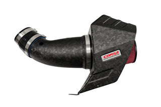 CORSA Performance Carbon Fiber Air Intake w/ DryTech Forged Carbon Fiber - Black: Dodge Durango / Jeep Grand Cherokee (6.2L Hellcat / Trackhawk) 2018 - 2026