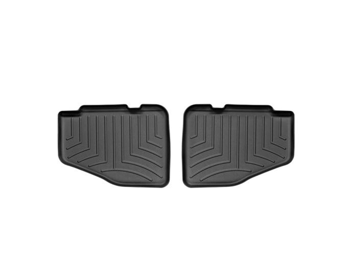 WeatherTech FloorLiner Rear Floor Mats (Black): Jeep Wrangler TJ 1997 - 2006