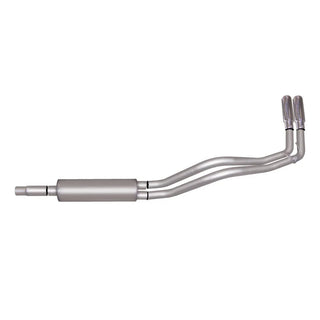 Gibson Stainless Steel 2.5in Cat-Back Dual Sport Exhaust: Fits Most Dodge Ram / Dakota Models (1994-2004)