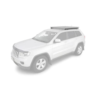 Rhino-Rack Backbone Mounting System (w/ Metal Roof Rails) - Black: Fits Most Jeep Grand Cherokee Models (2011-2021)