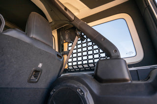 DV8 Offroad Rear Window Pocketed Molle Panels (REAR): Jeep Wrangler JL 2018-2026 2.0L Turbo/3.6L V6