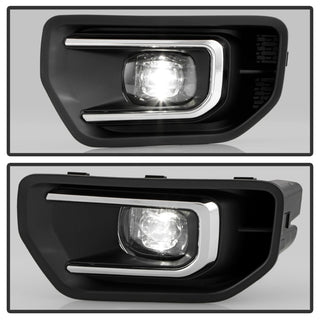 Spyder  Dodge RAM 1500 2025+ OEM Style Full Led Fog Lights W/ Switch- Set FL-DR2025-15-LED-C