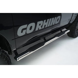 Go Rhino 1000 Series 5in Side Steps Complete Kit: Fits Most Jeep Wrangler Models (2007-2026) w/ Brackets