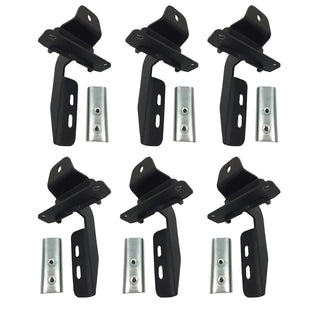 Go Rhino OE Xtreme Cab Length Side Step Brackets: Fits Most Jeep Wrangler / Gladiator / Grand Cherokee Models (2005-2026)
