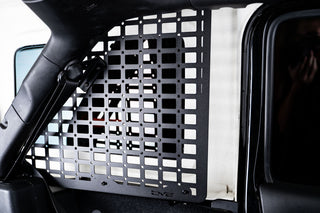 DV8 Offroad Rear Window Molle Panels (REAR): Jeep Wrangler 2018-2025 2.0L/3.6L