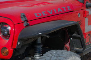 DV8 Offroad Flat Tube Fenders (FRONT AND REAR): Jeep Wrangler JK 2007-2018