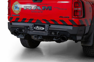 Addictive Desert Designs RHO Stealth Fighter Rear Bumper (REAR): Ram 1500 3.0L 2025 - Hammer Black