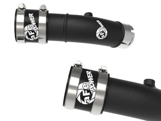aFe BladeRunner 2-1/4in & 3in Aluminum Hot and Cold Charge Pipe Kit - Black: Jeep Grand Wagoneer / Ram 1500 3.0L Hurricane & 6.4L 392 2023 - 2026 (RHO Models)